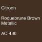 Preview: Citroen, Roquebrune Brown Metallic, AC-430.